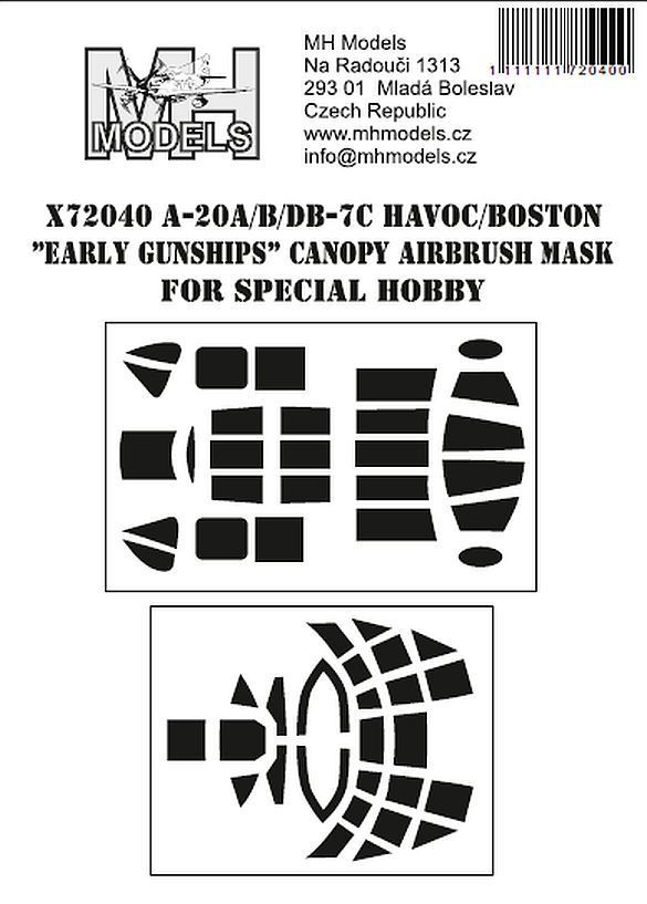 1:72 A-20A/B/DB-7C Havoc/Boston 