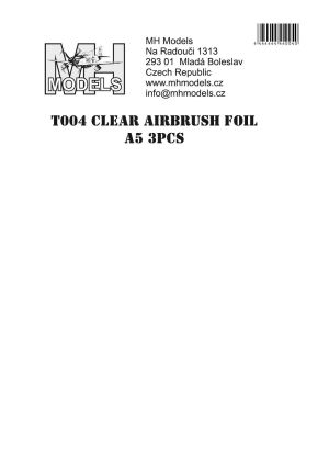 Clear airbrush foil A5 3pcs