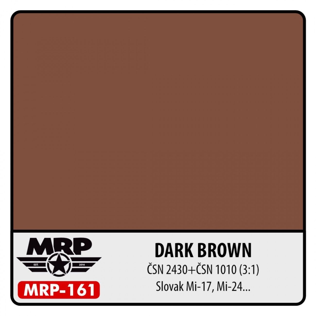 Dark Brown (ČSN 2430 + ČSN 1010) 3:1