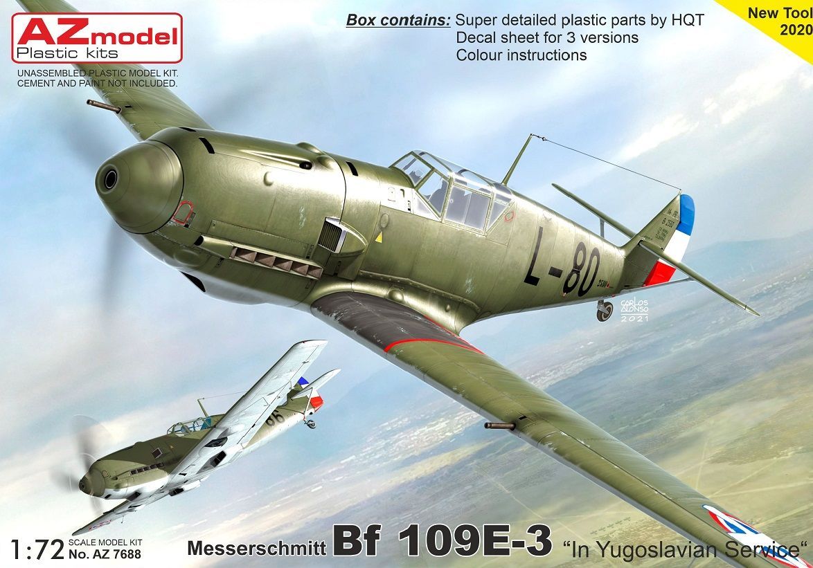 1:72 Bf 109E-3 „In Yugoslavian service“