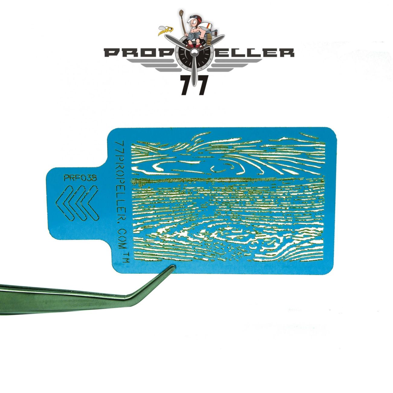 AIRBRUSH STENCILS 60 MM X 40 MM “WOOD TEXTURE” FOR SPRAYING FINE DETAILS – SCALE 1/48,1/32