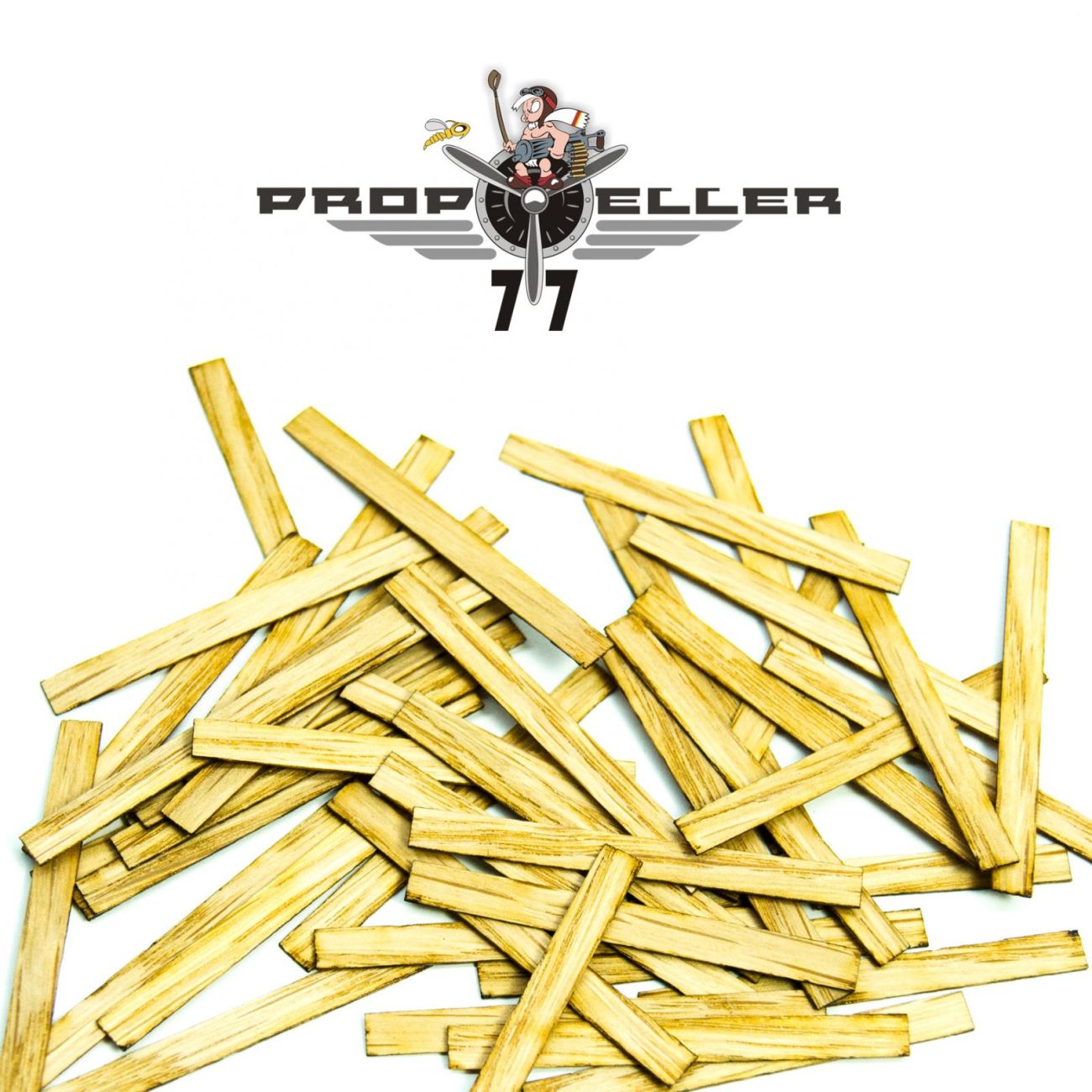 Wooden oak boards “1/72 ” 50 Pieces