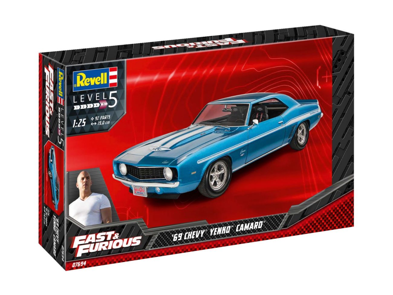 1:25 1969 Chevy Camaro Yenko Fast and Furious