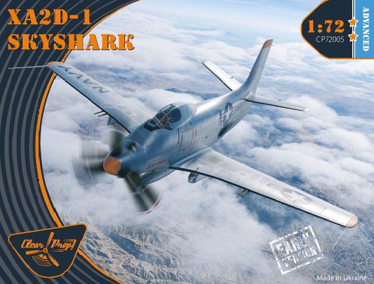 1:72 XA2D-1 Skyshark (4x camo)