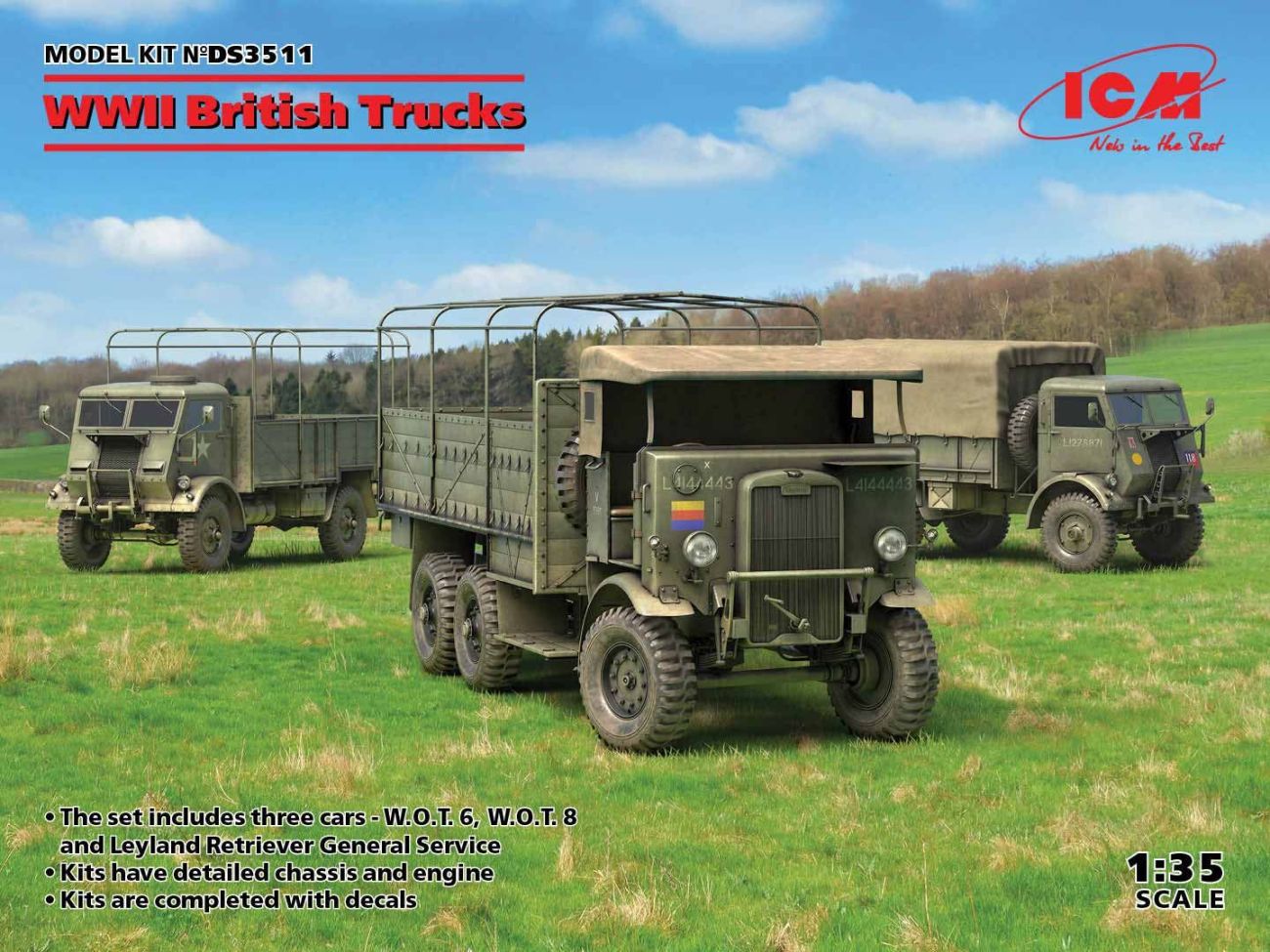 1:35 WWII British Trucks
