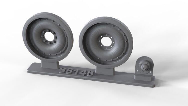 1:35 ALUMINIUM WHEELS WITH RIVETS FOR M113 FAMILY