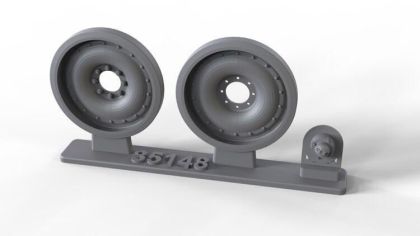 1:35 ALUMINIUM WHEELS WITH RIVETS FOR M113 FAMILY