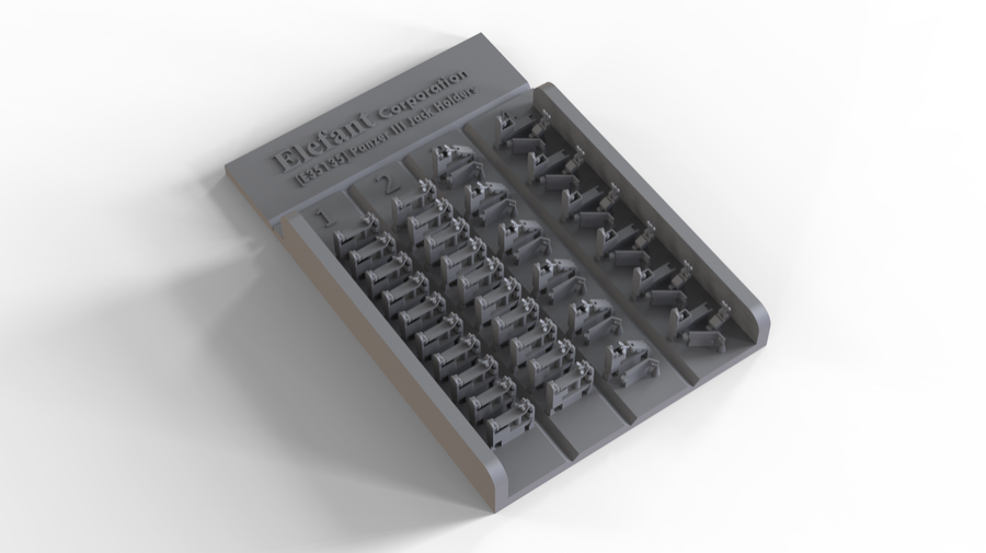 1:35 GERMAN JACK HOLDERS FOR PZ. III/ STUG. III, CLOSED AND OPEN VARIANT FOR 16 VEHICLES