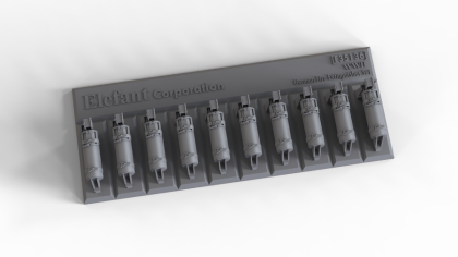 1:35 GERMAN LATE FIRE EXTINGUISHERS, 10 PCS.