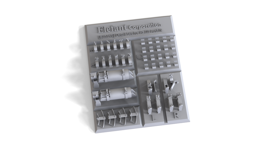 1:35 DETAIL SET FOR PZ. III N, FOR 2 VEHICLES