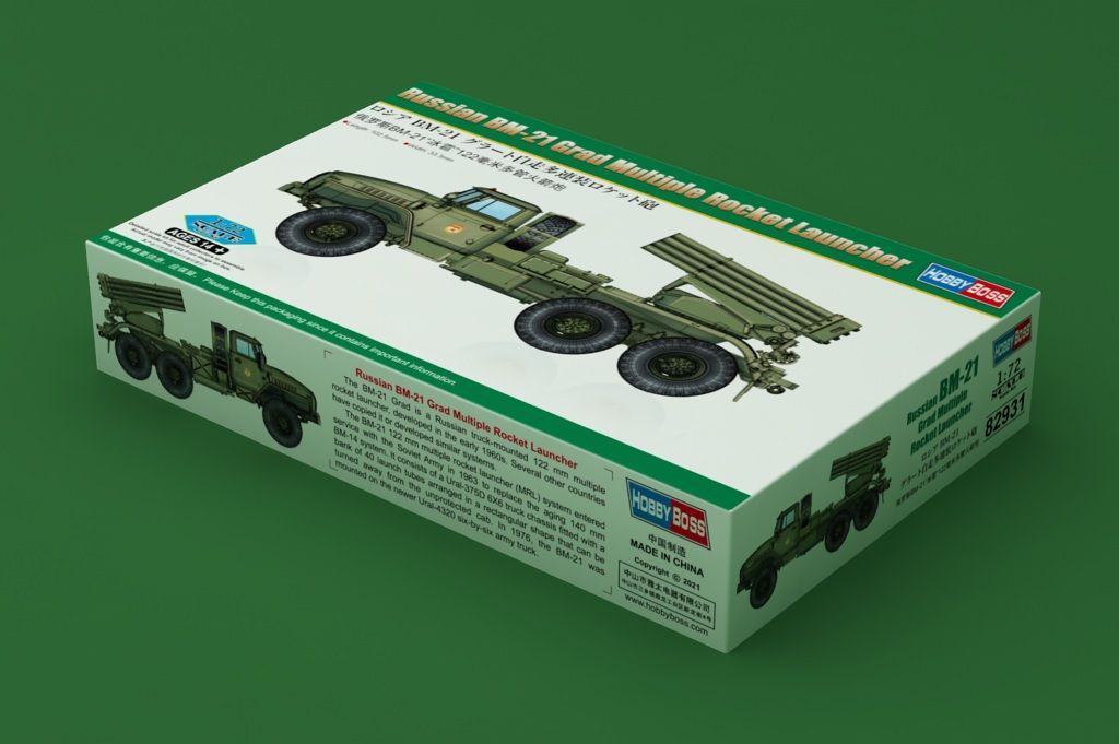 1:72 Russian BM-21 Grad Multiple Rocket Launcher
