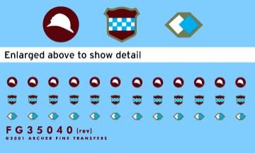 1:35 US Infantry Division Patches (93rd, 96th & 99th)