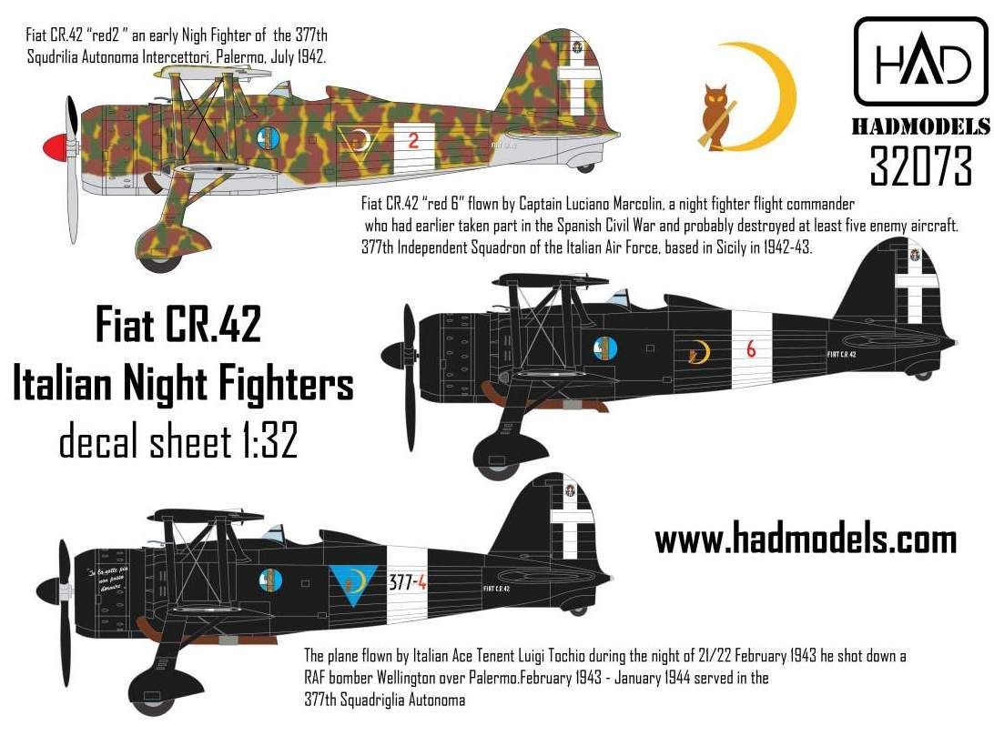 1:32 Fiat CR-42 Italian Night fighters