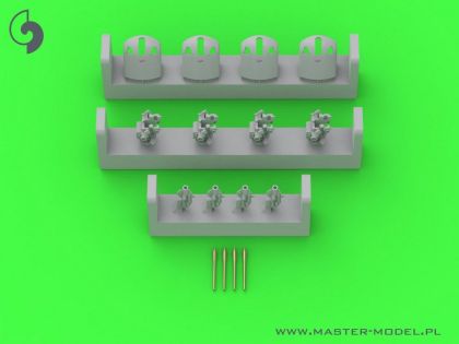 1:350 German gun 8,8cm/45 (3.46in) Flak L/45 - used on most German warships of WWI