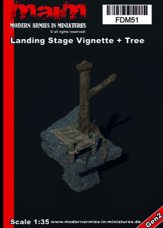 1:35 Landing Stage + Tree Vignette
