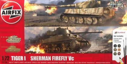 1:72 Tiger 1 vs Sherman Firefly