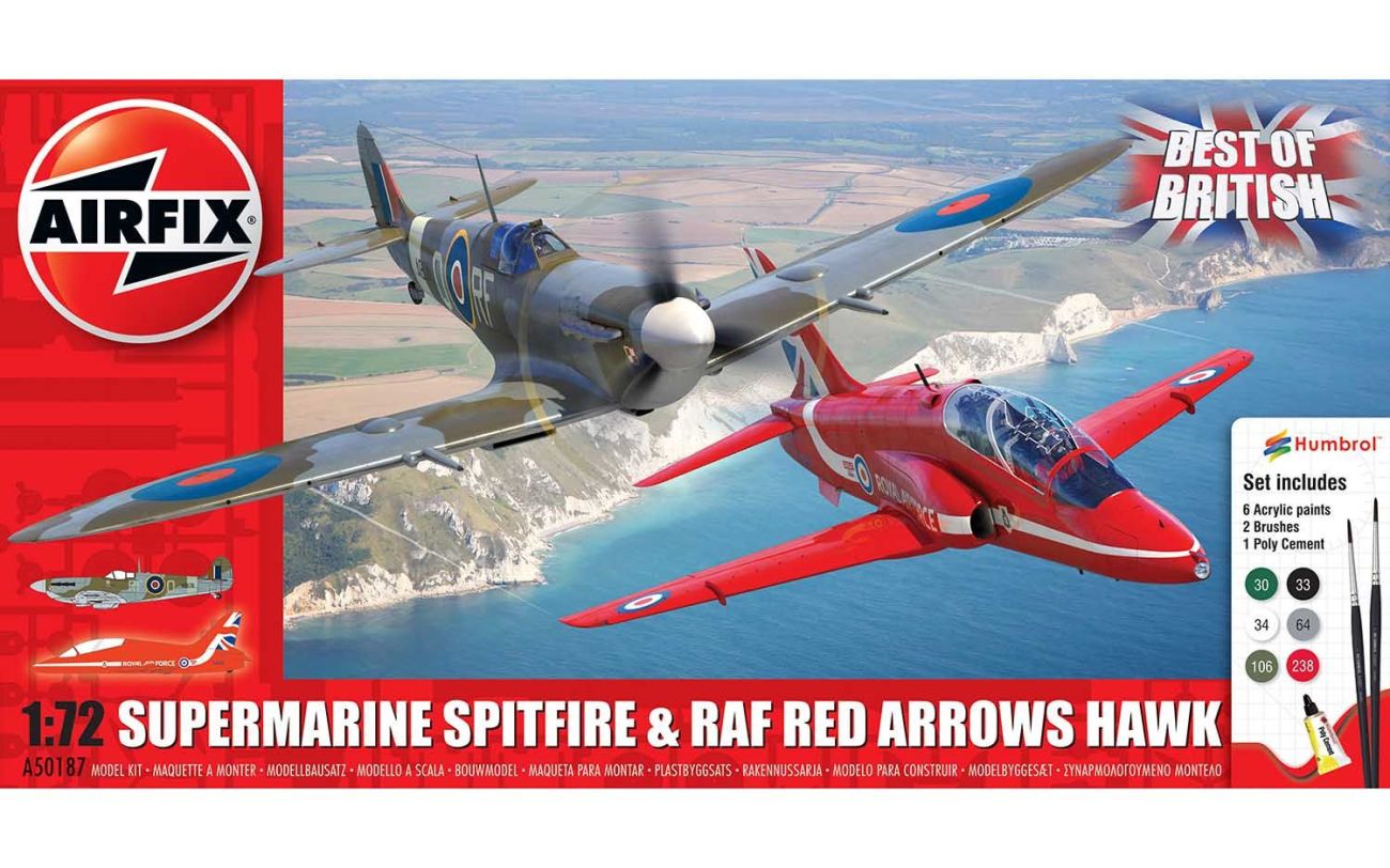 1:72 Best of British Spitfire and Hawk