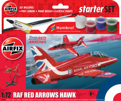 1:72 Starter Set Red Arrows Hawk