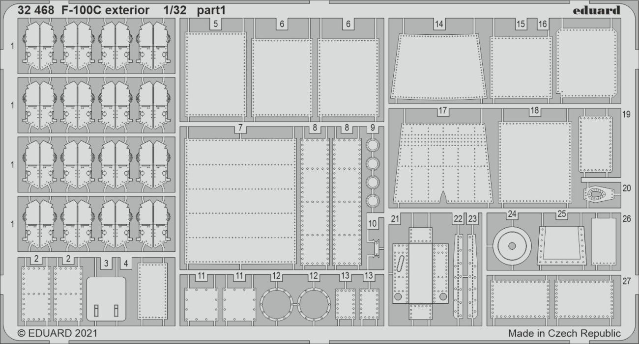 1:32 North-American F-100C Super Sabre exterior