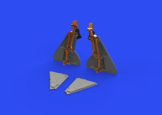 1:48 Hawker Tempest Mk.II undercarriage legs BRONZE