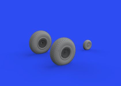 1:48 Boeing B-17F Flying Fortress wheels cross tread