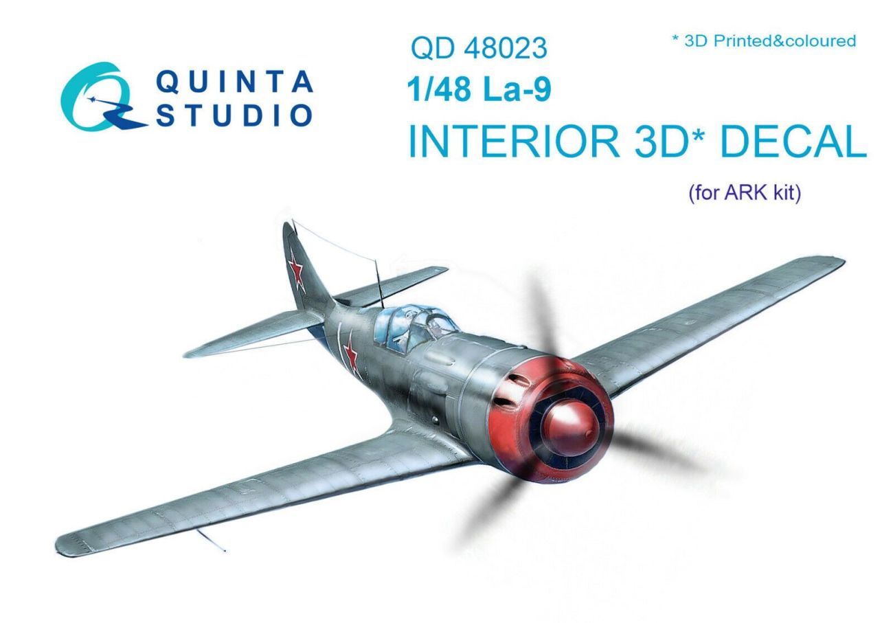 1:48 La-9 interior 3D decals (for ARK kit)