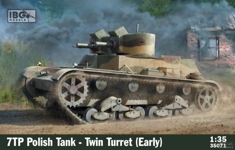 1:35 7TP Polish Tank -Twin Turret (Early Production)