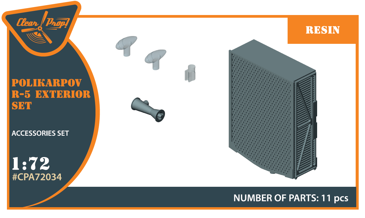 1:72 Polikarpov R-5 Exterior set