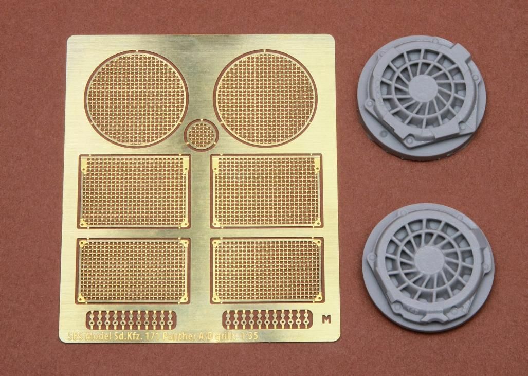 1:35 Sd.Kfz. 171 Panther D early fan cover with grilles