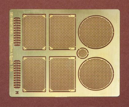 1:35 Sd.Kfz. 171 Panther A/D grille for Meng kit