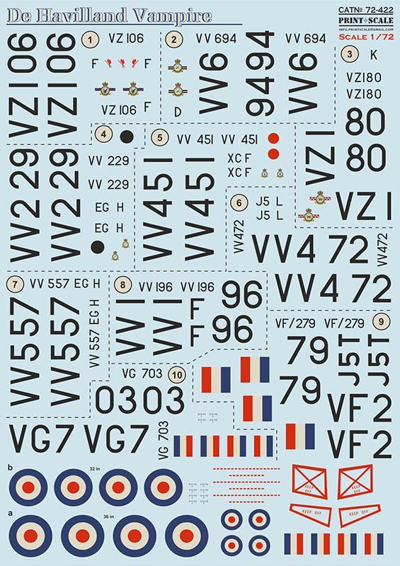 1:72 De Havilland FB Vampire