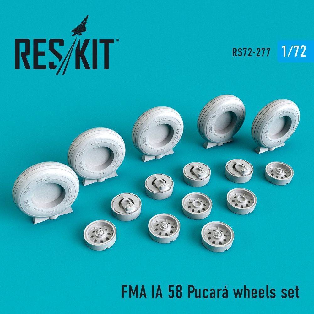 1:72 F.M.A. IA-58A Pucara wheels set
