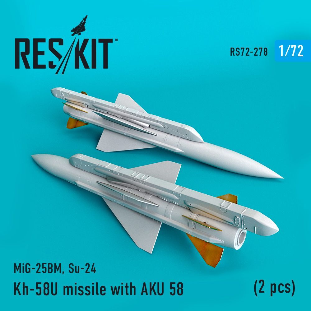 1:72 Kh-58U missile with AKU 58 (2 pcs)