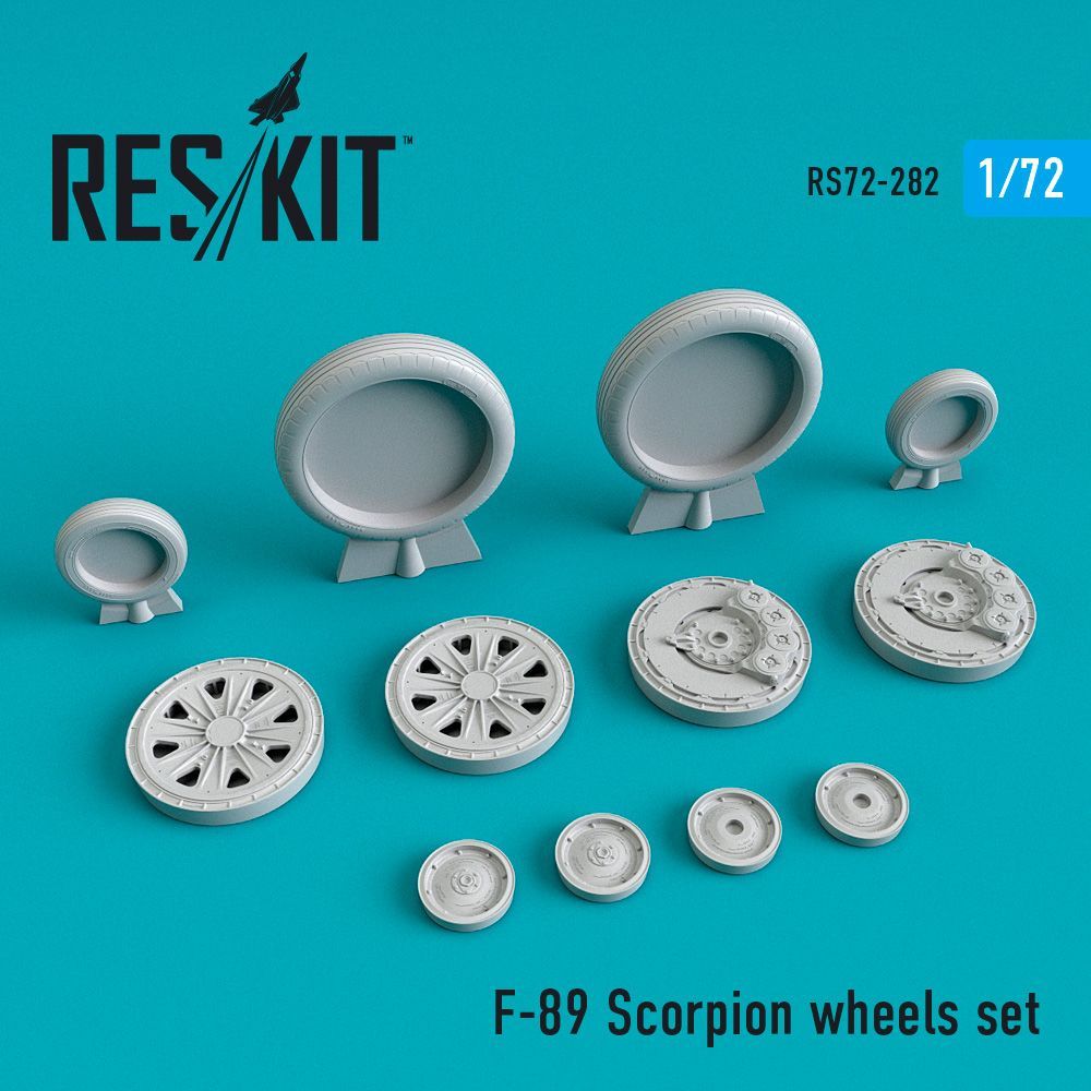 1:72 Northrop F-89 Scorpion wheels set