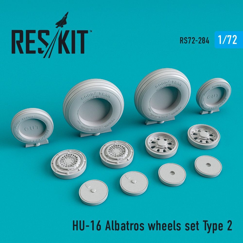 1:48 Grumman HU-16B Albatros wheels set Type 4