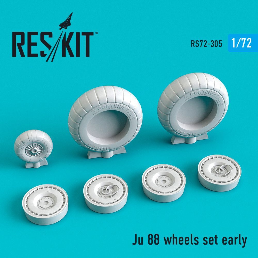1:72 Junkers Ju-88A-1 wheels set early