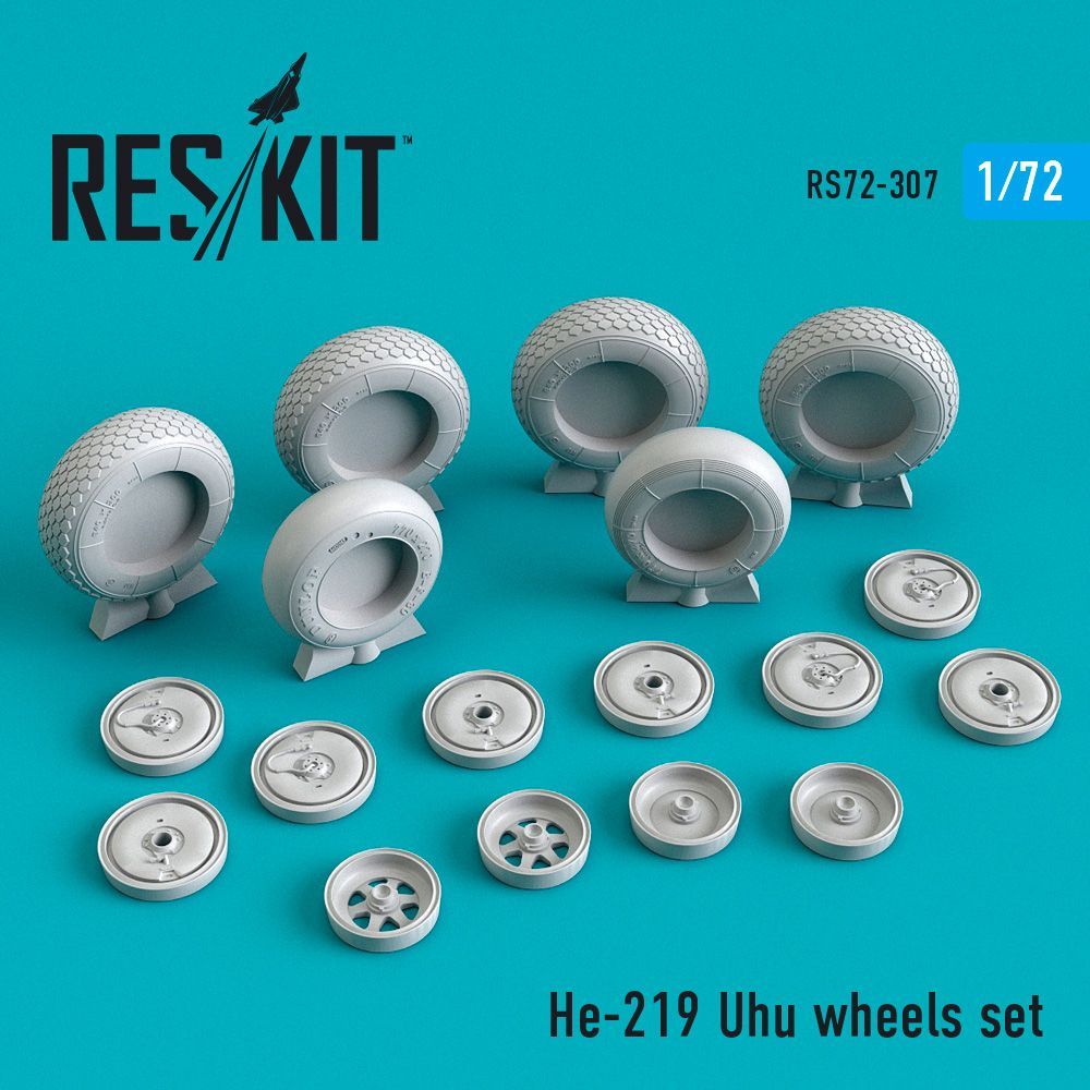 1:72 Heinkel He-219A-0/A-7 UHU wheels set