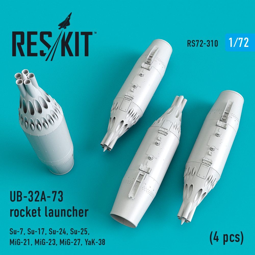 1:72 UB-32A-73 rocket launcher (4 pcs)