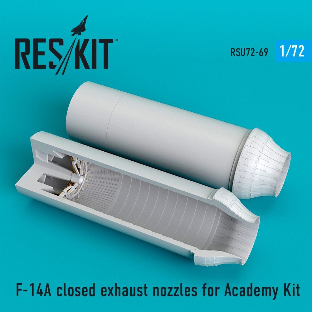 1:72 Grumman F-14A Tomcat closed exhaust nozzles