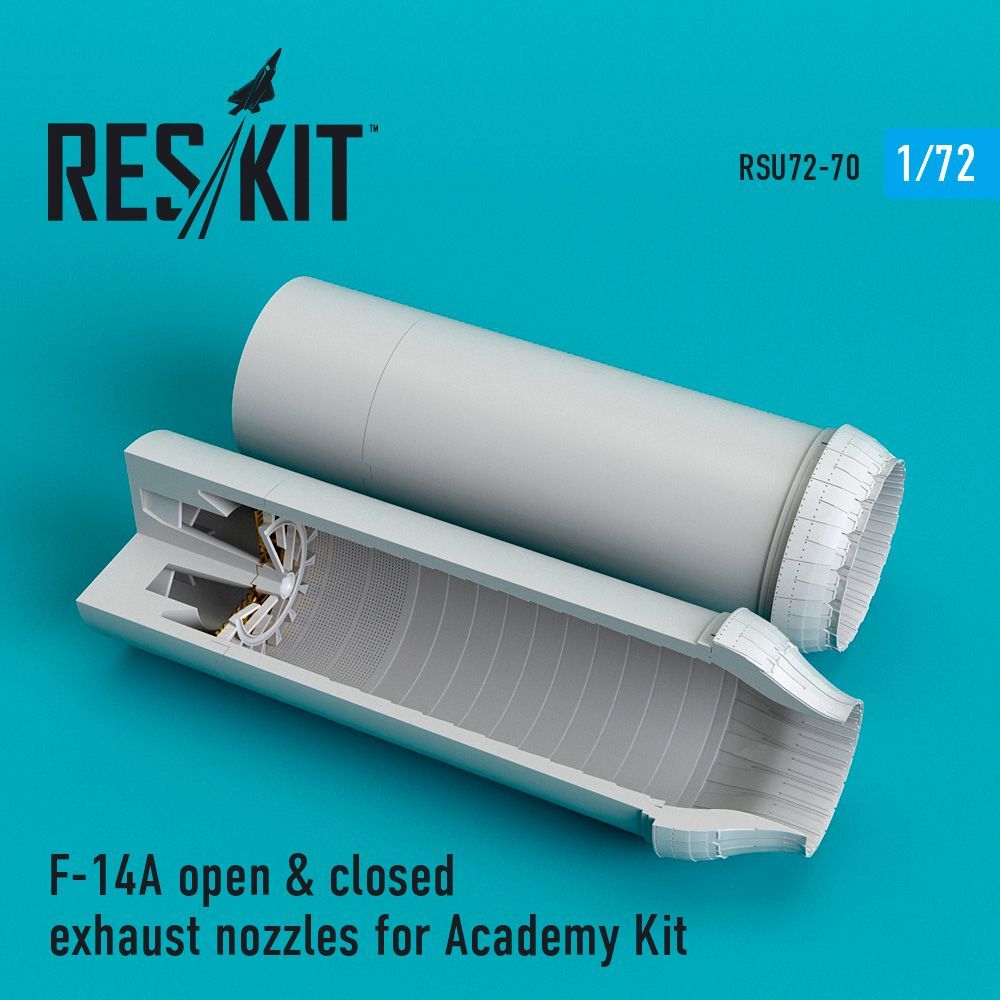 1:72 Grumman F-14A Tomcat open & closed exhaust nozzles