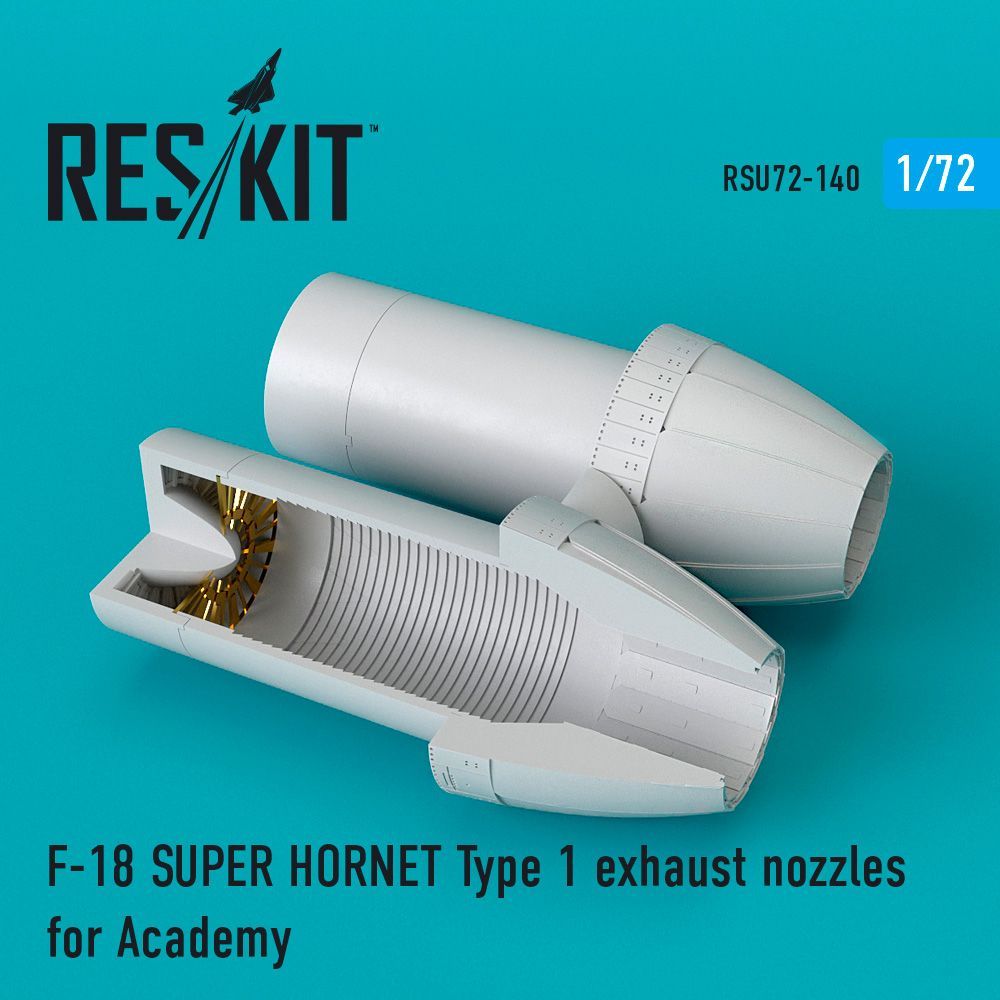 1:72 Boeing F/A-18E Super Hornet SUPER HORNET Type 1 exhaust nozzles
