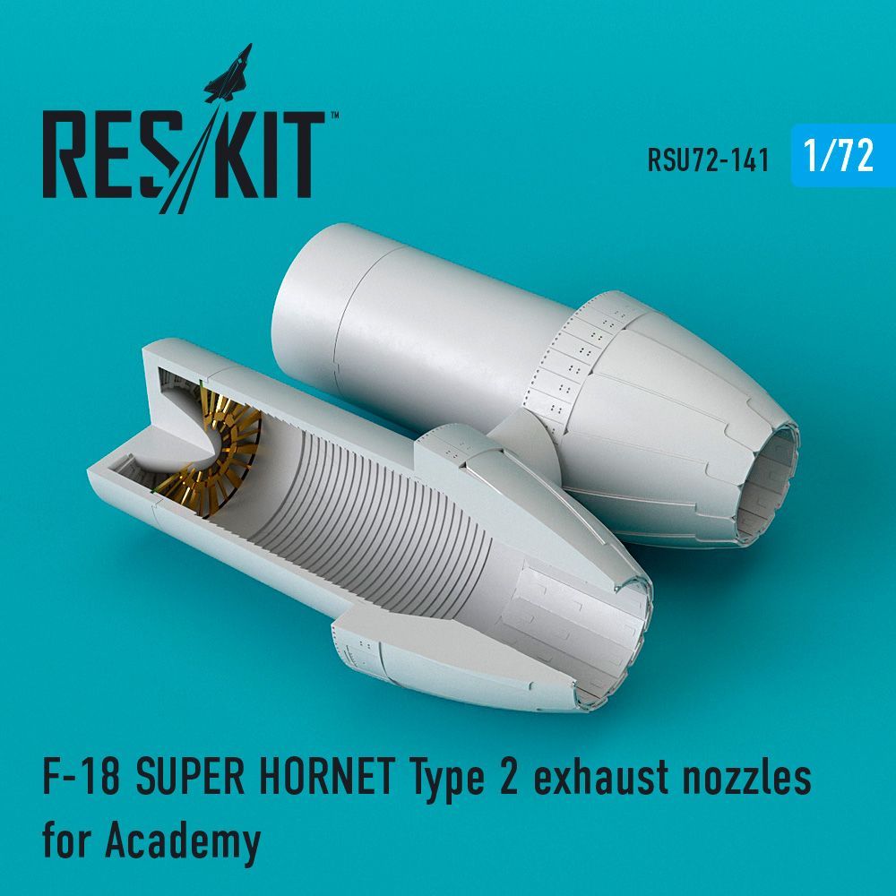 1:72 Boeing F/A-18E Super Hornet SUPER HORNET Type 2 exhaust nozzles