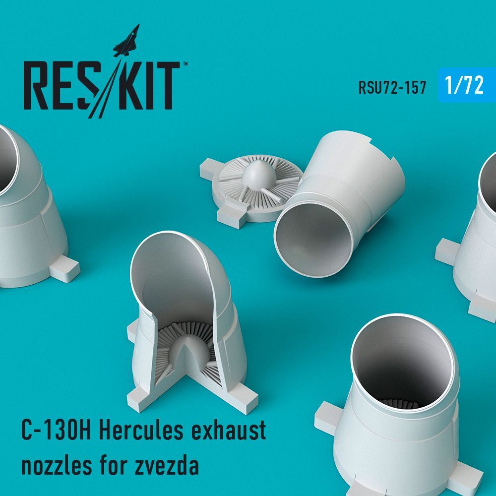 1:72 Lockheed C-130H Hercules exhaust nozzles