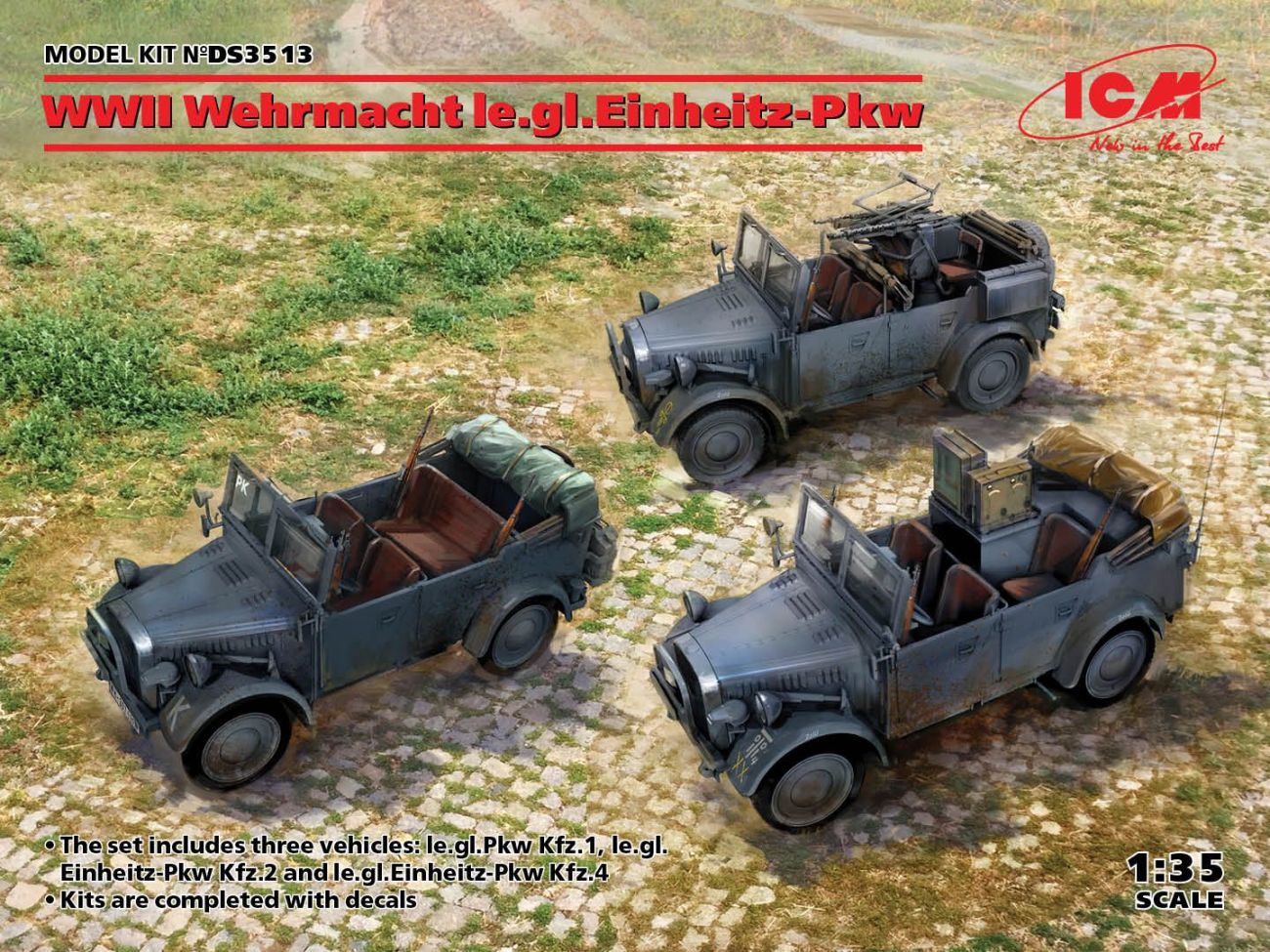 1:35 WWII Wehrmacht le.gl.Einheitz-Pkw