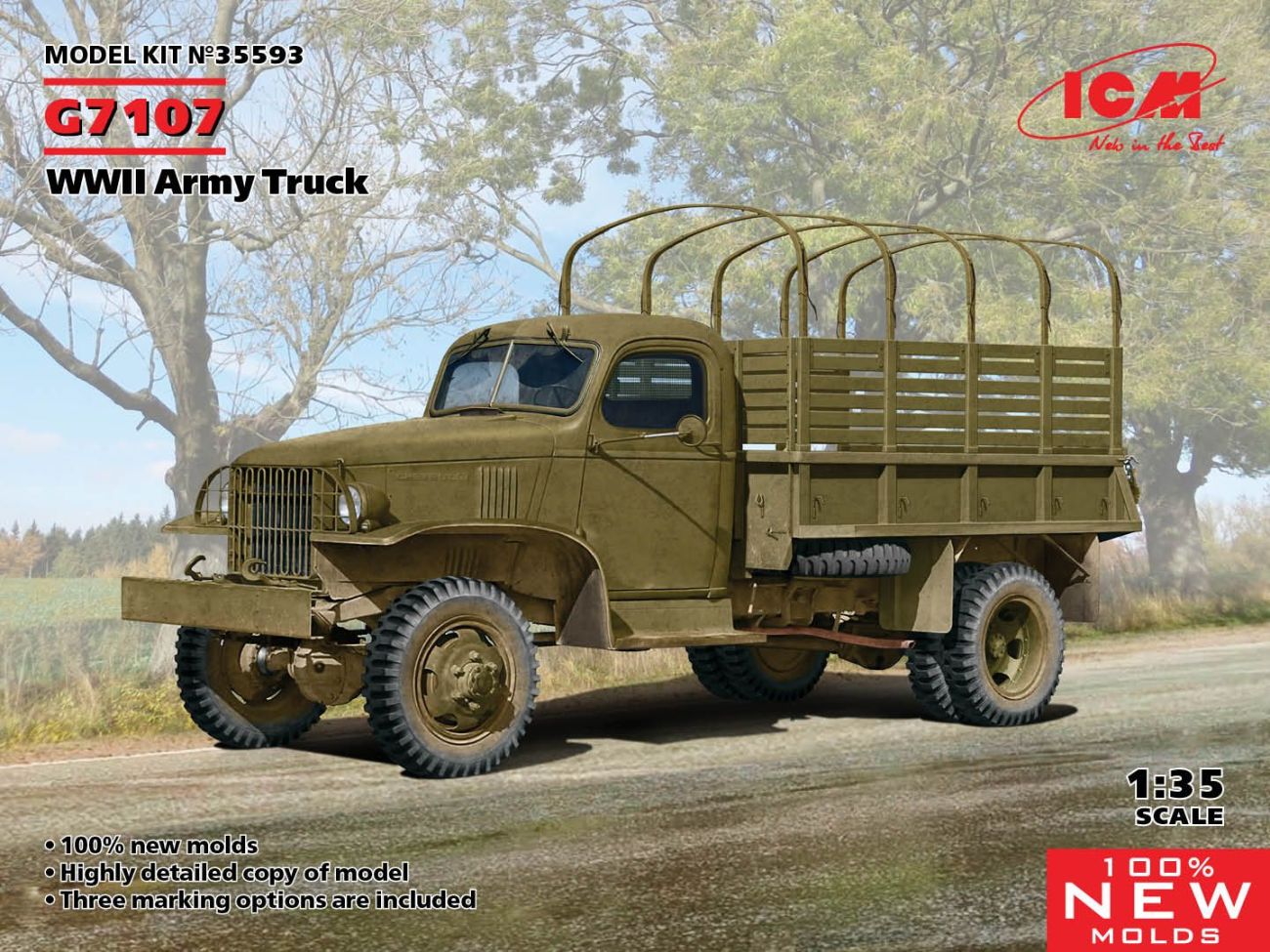 1:35 G7107 WWII Army Truck