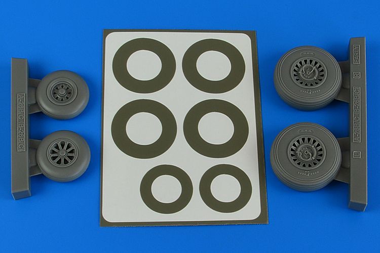 1:48 A-26B/C (B-26B/C) Invader wheels & paint masks early