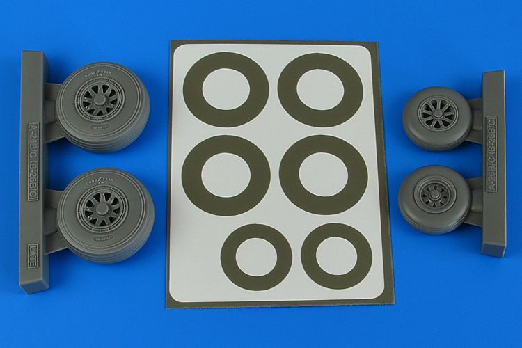 1:48 A-26B/C (B-26B/C) Invader wheels & paint masks lat