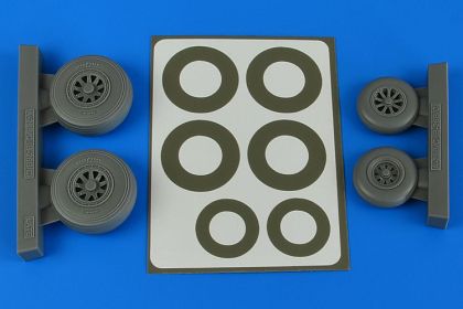 1:48 A-26B/C (B-26B/C) Invader wheels & paint masks lat