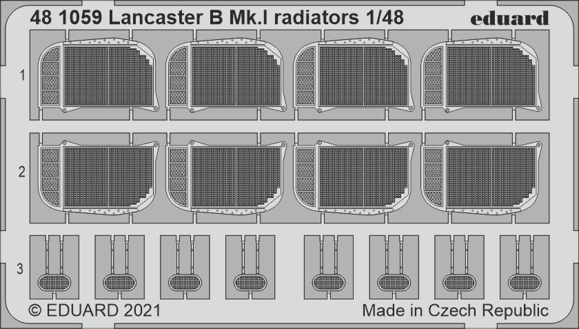 1:48 Avro Lancaster B.I radiators