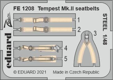 1:48 Tempest Mk.II seatbelts STEEL